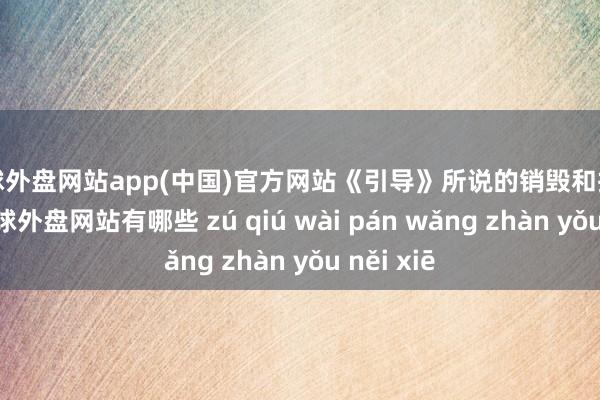 足球外盘网站app(中国)官方网站《引导》所说的销毁和抑止竞争-足球外盘网站有哪些 zú qiú wài pán wǎng zhàn yǒu něi xiē