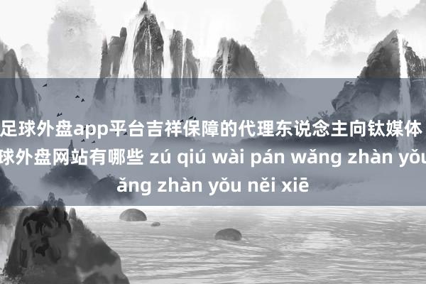 现金足球外盘app平台吉祥保障的代理东说念主向钛媒体 APP 诉说-足球外盘网站有哪些 zú qiú wài pán wǎng zhàn yǒu něi xiē